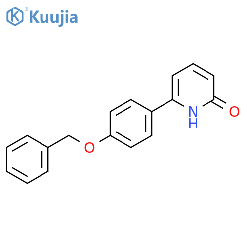 6-(4-Benzyloxyphenyl)-2-hydroxypyridine structure