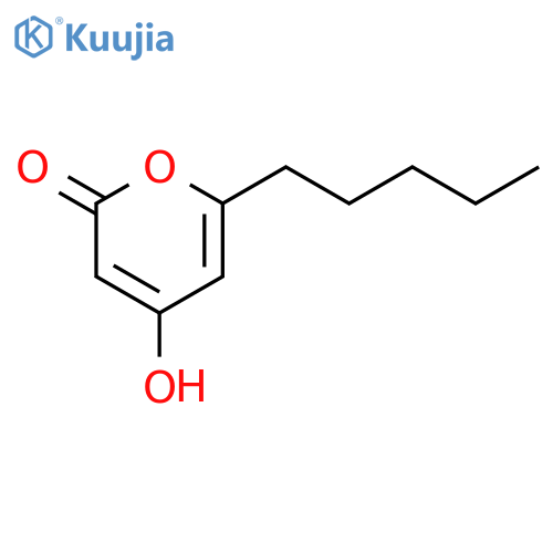 4-Hydroxy-6-pentyl-2H-pyran-2-one structure