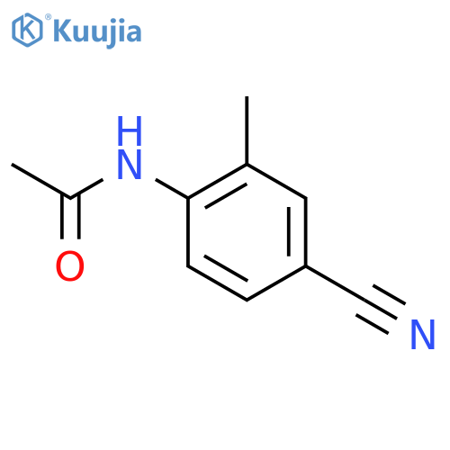 N-(4-cyano-2-methylphenyl)acetamide structure