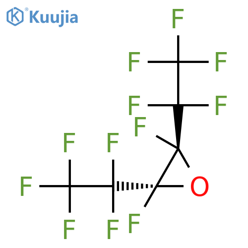 Oxirane, 2,3-difluoro-2,3-bis(pentafluoroethyl)-, (2R,3R)-rel- structure