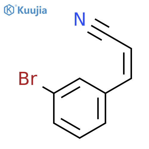 2-Propenenitrile, 3-(3-bromophenyl)-, (Z)- structure