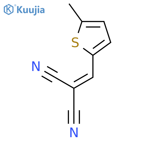 [(5-Methyl-2-thienyl)methylene]methane-1,1-dicarbonitrile structure