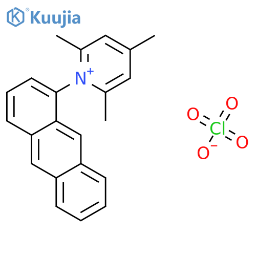 Pyridinium, 1-(1-anthracenyl)-2,4,6-trimethyl-, perchlorate structure