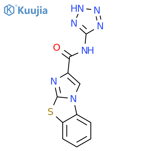 IMIDAZO[2,1-B]BENZOTHIAZOLE-2-CARBOXAMIDE, N-1H-TETRAZOL-5-YL- structure