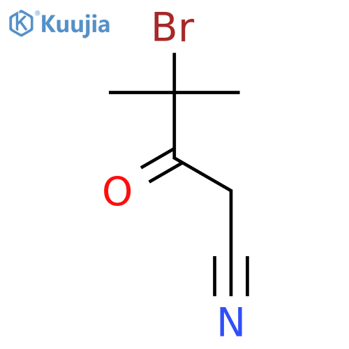 Pentanenitrile, 4-bromo-4-methyl-3-oxo- structure