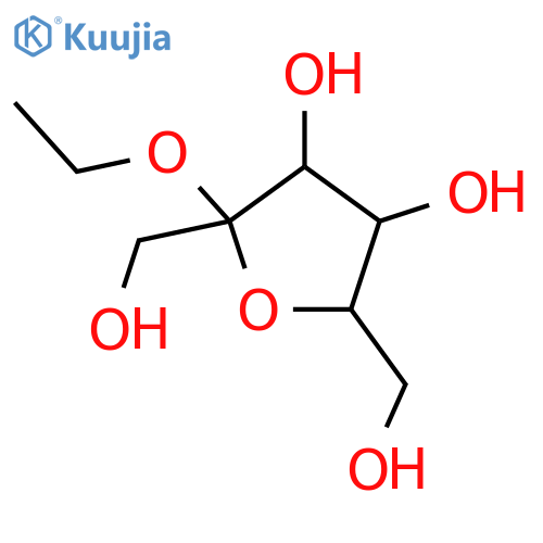 a-D-Fructofuranoside, ethyl (9CI) structure