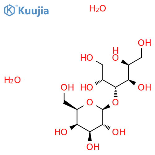 (2S,3R,4R,5R)-4-{[(2R,3R,4S,5R,6S)-3,4,5,6-tetrahydroxytetrahydro-2H-pyran-2-yl]oxy}hexane-1,2,3,5,6-pentol dihydrate (non-preferred name) structure