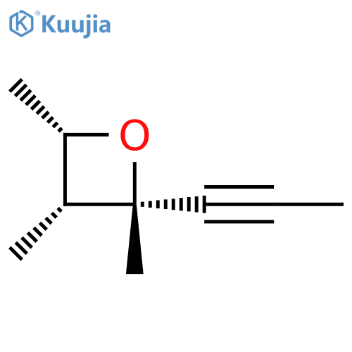 Oxetane, 2,3,4-trimethyl-2-(1-propynyl)-, (2alpha,3alpha,4alpha)- (9CI) structure
