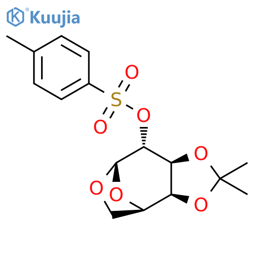 1,6-Anhydro-3,4-O-isopropylidene-2-tosyl-b-D-galactopyranose structure