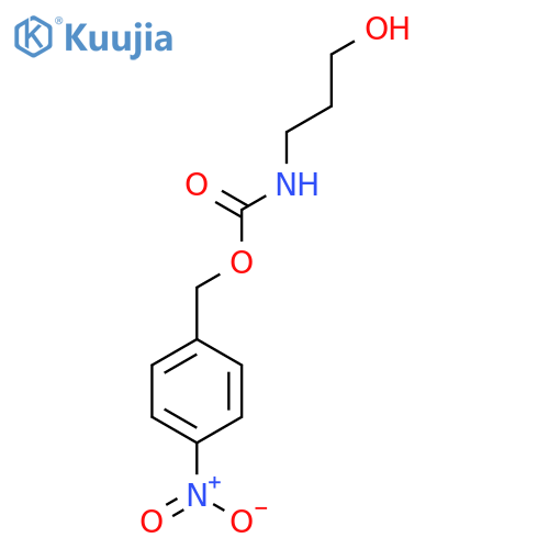 Carbamic acid, (3-hydroxypropyl)-, (4-nitrophenyl)methyl ester structure