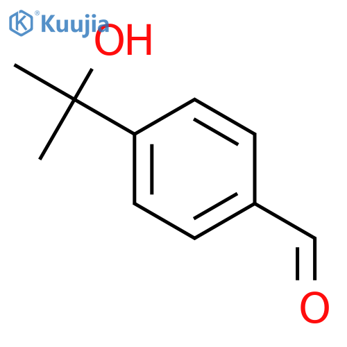 4-(2-hydroxypropan-2-yl)benzaldehyde structure