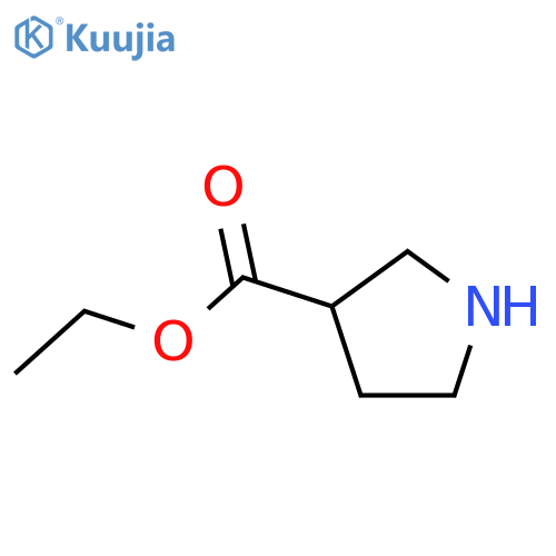 Pyrrolidine-3-carboxylic acid ethyl ester structure