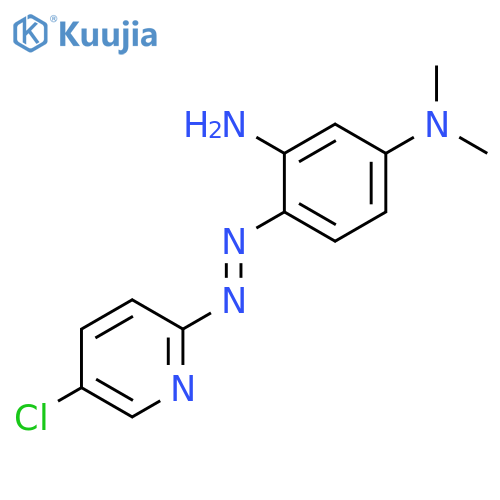 1,3-BENZENEDIAMINE, 4-[(5-CHLORO-2-PYRIDINYL)AZO]-N1,N1-DIMETHYL- structure