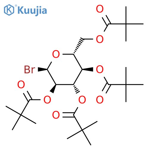 [(2R,3R,4S,5R,6R)-6-bromo-3,4,5-tris[(2,2-dimethylpropanoyl)oxy]oxan-2-yl]methyl 2,2-dimethylpropanoate structure