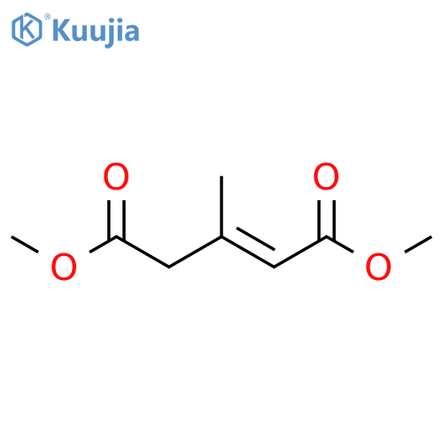 2-Pentenedioic acid, 3-methyl-, dimethyl ester, (E)- structure