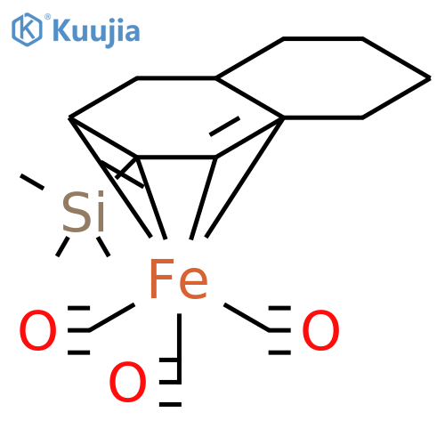 Iron, tricarbonyl[[(1,2,3,8a-η)-4,4a,5,6,7,8-hexahydro-2-naphthalenyl]trimethylsilane]-, stereoisomer (9CI) structure