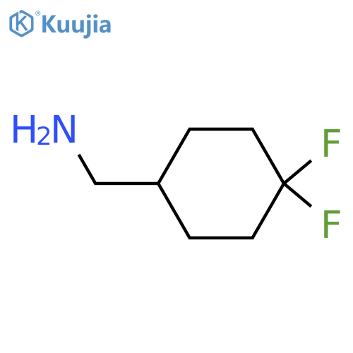 (4,4-Difluorocyclohexyl)methanamine structure