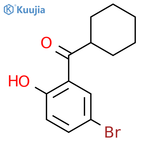 Methanone, (5-bromo-2-hydroxyphenyl)cyclohexyl- structure