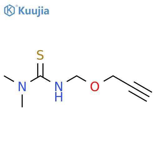 Thiourea, N,N-dimethyl-N'-[(2-propynyloxy)methyl]- structure