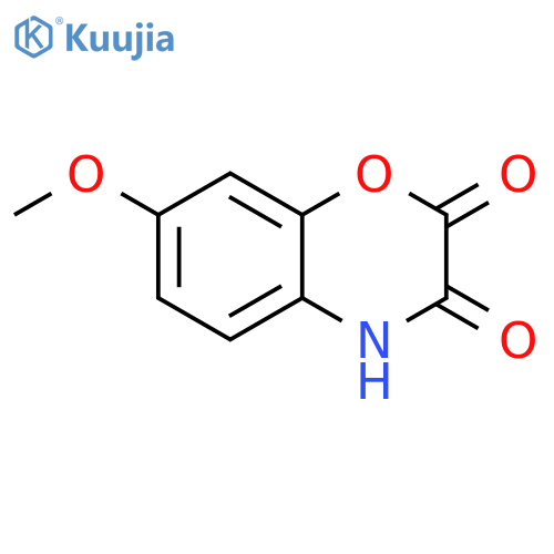 2H-1,4-Benzoxazine-2,3(4H)-dione, 7-methoxy- structure