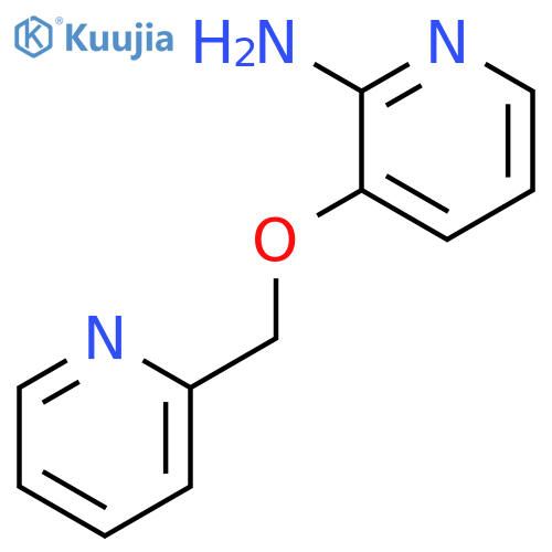 2-Pyridinamine, 3-(2-pyridinylmethoxy)- structure