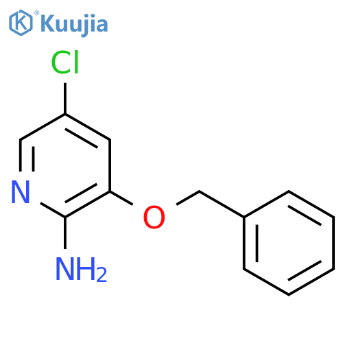 2-Pyridinamine, 5-chloro-3-(phenylmethoxy)- structure