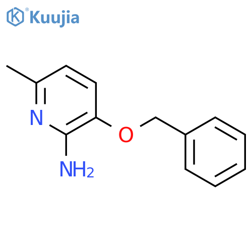 2-Pyridinamine, 6-methyl-3-(phenylmethoxy)- structure