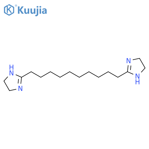 1H-Imidazole, 2,2'-(1,10-decanediyl)bis[4,5-dihydro- structure