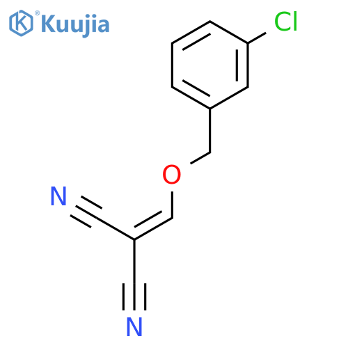 2-[(3-Chlorophenyl)-methoxymethylidene]propanedinitrile structure