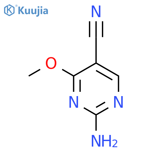 2-amino-4-methoxypyrimidine-5-carbonitrile structure