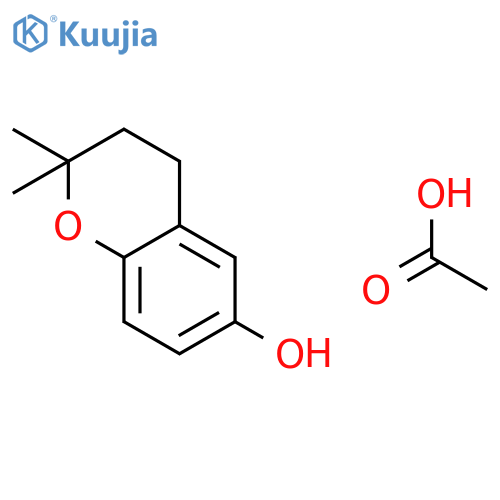 2H-1-Benzopyran-6-ol,3,4-dihydro-2,2-dimethyl-, 6-acetate structure