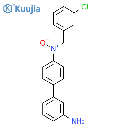 [1,1'-Biphenyl]-3,4'-diamine, N4'-[(3-chlorophenyl)methylene]-, N4'-oxide structure