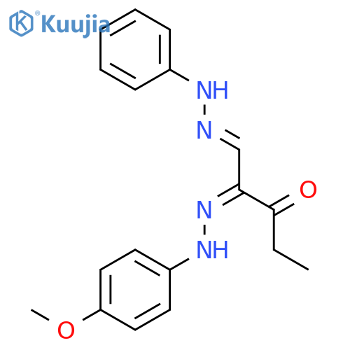 PENTANAL, 2-[(4-METHOXYPHENYL)HYDRAZONO]-3-OXO-, 1-(PHENYLHYDRAZONE) structure