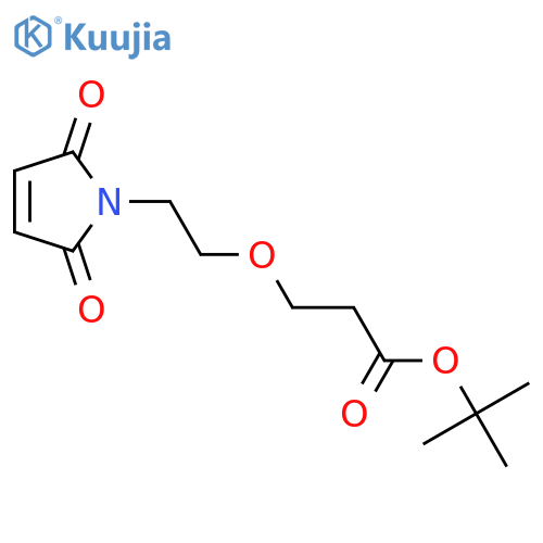 Mal-PEG1-Boc structure