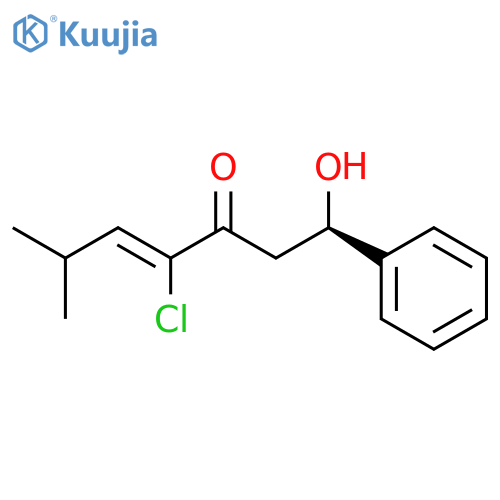 4-HEPTEN-3-ONE, 4-CHLORO-1-HYDROXY-6-METHYL-1-PHENYL-, (1R,4Z)- structure