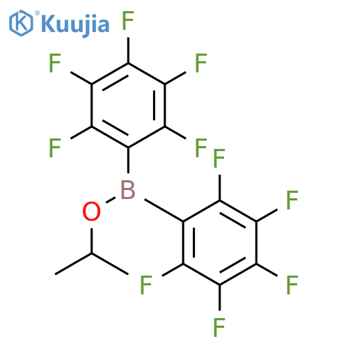 Borinic acid, bis(pentafluorophenyl)-, 1-methylethyl ester structure