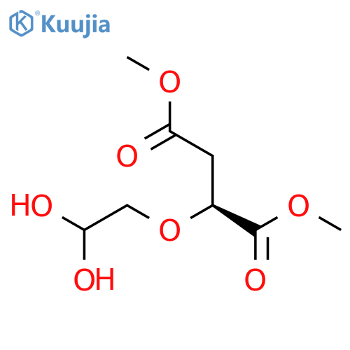 BUTANEDIOIC ACID, (2,2-DIHYDROXYETHOXY)-, DIMETHYL ESTER, (2S)- structure