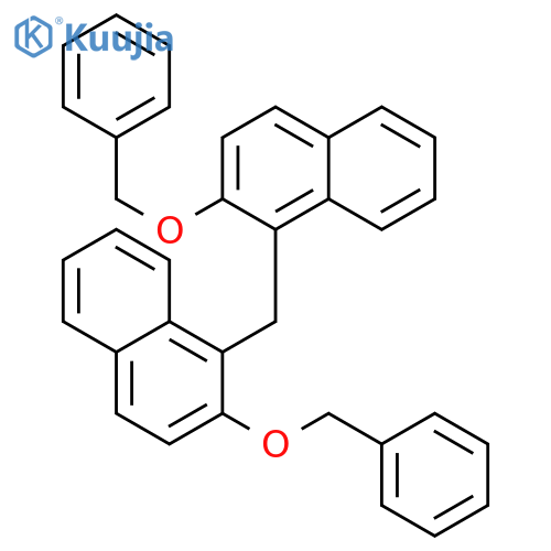 NAPHTHALENE, 1,1'-METHYLENEBIS[2-(PHENYLMETHOXY)- structure