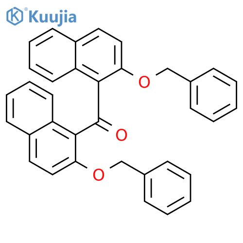 METHANONE, BIS[2-(PHENYLMETHOXY)-1-NAPHTHALENYL]- structure