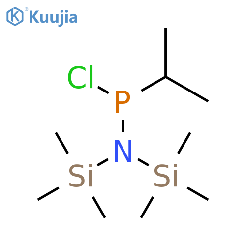 Phosphonamidous chloride, P-(1-methylethyl)-N,N-bis(trimethylsilyl)- structure