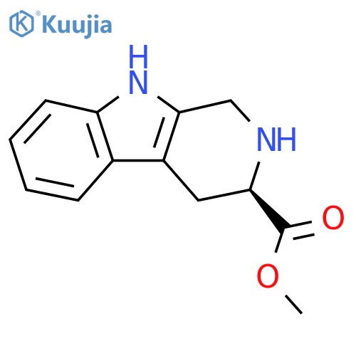 Methyl (3R)-2,3,4,9-tetrahydro-1H-beta-carboline-3-carboxylate structure