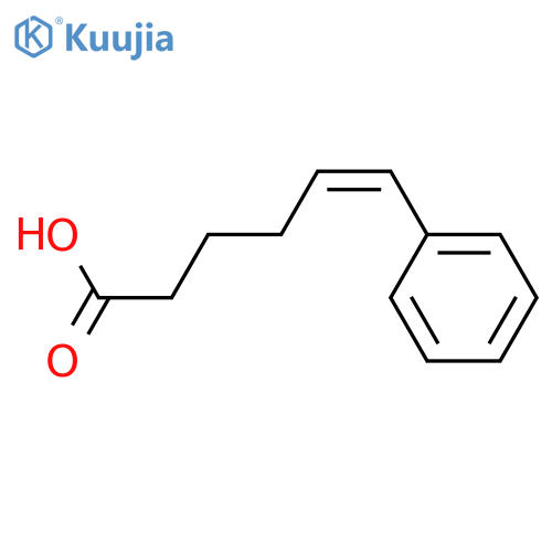 5-Hexenoic acid, 6-phenyl-, (Z)- structure