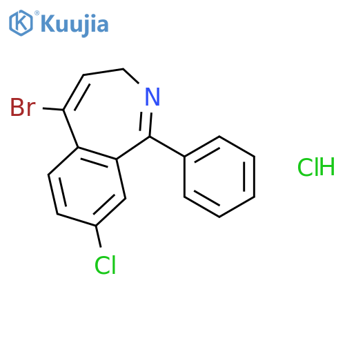 3H-2-Benzazepine, 5-bromo-8-chloro-1-phenyl-, hydrochloride structure