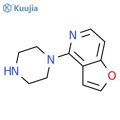 4-Piperazin-1-yl-furo[3,2-c]pyridine structure