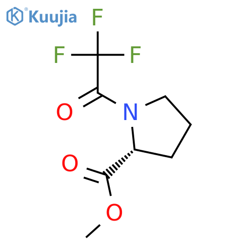 D-Proline, 1-(trifluoroacetyl)-, methyl ester structure