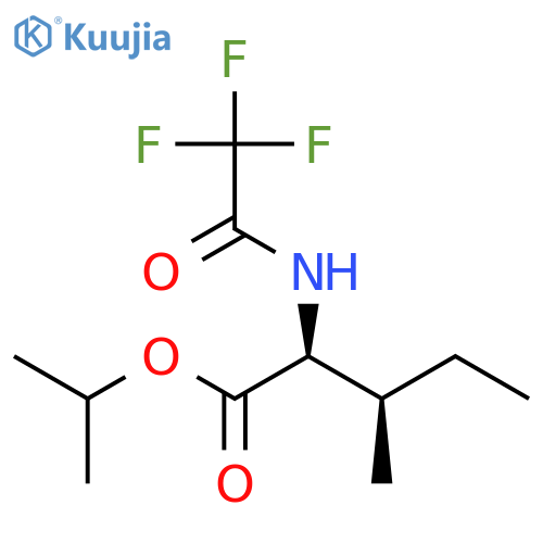 L-Alloisoleucine, N-(trifluoroacetyl)-, 1-methylethyl ester structure