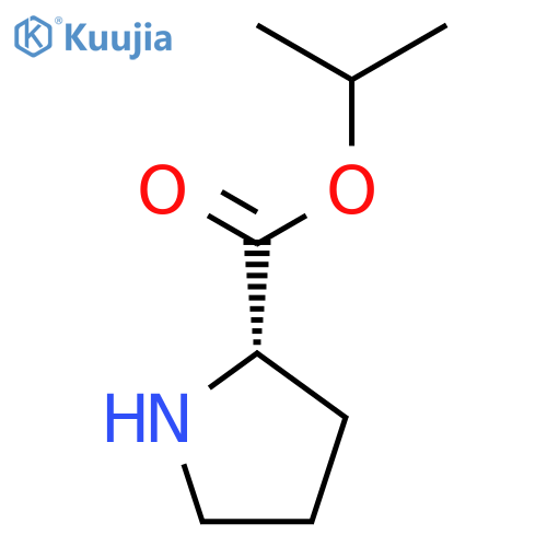 propan-2-yl pyrrolidine-2-carboxylate structure