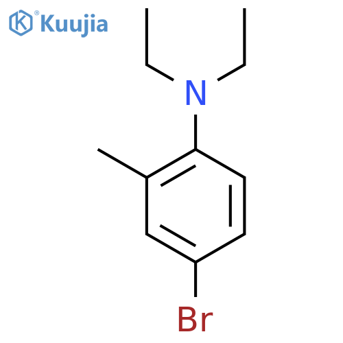 4-Bromo-N,N-diethyl-2-methylaniline structure