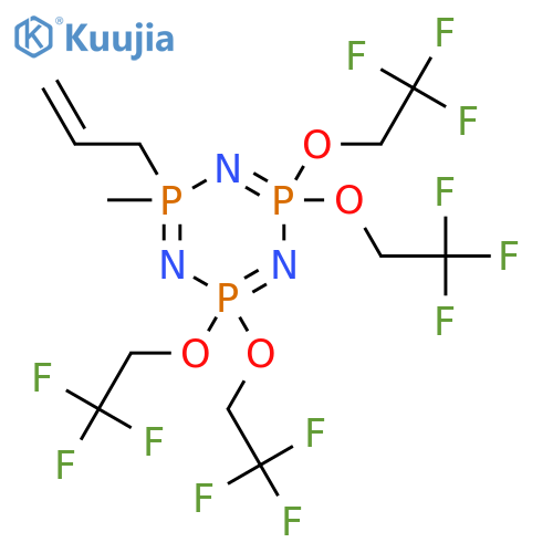 1,3,5,2,4,6-Triazatriphosphorine,2,2,4,4,6,6-hexahydro-2-methyl-2-(2-propenyl)-4,4,6,6-tetrakis(2,2,2-trifluoroethoxy)-(9CI) structure