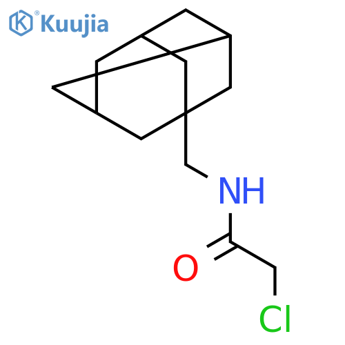 N-(1-Adamantylmethyl)-2-chloroacetamide structure